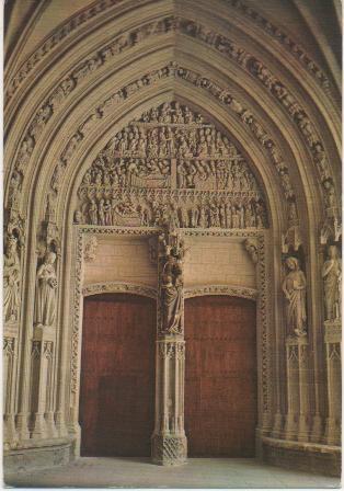 Postal E00124: Portico Ctedral de Vitoria