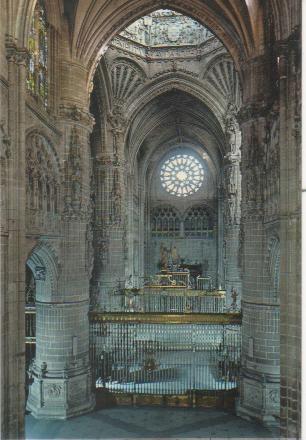 Postal E00206: Nave trasversal Catedral de Burgos