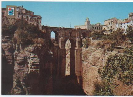 Postal E00178: Puente nuevo Ronda, malaga