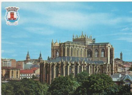 Postal E00467: Nueva Catedral, Vitoria