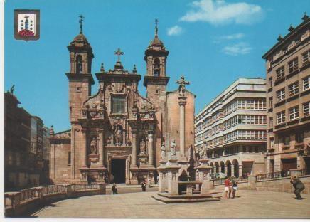 Postal E00482: Iglesia de San Jorge La Coruña