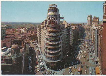 Postal E00489: Av, José Antonio, Madrid