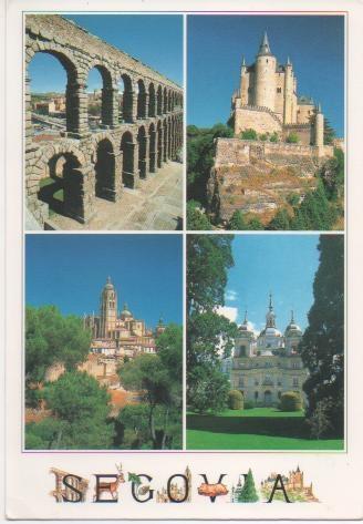 Postal E00444: Imágenes de Segovia