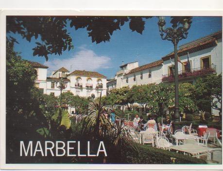 Postal E00446: Plaza de los Naranjos, Marbella