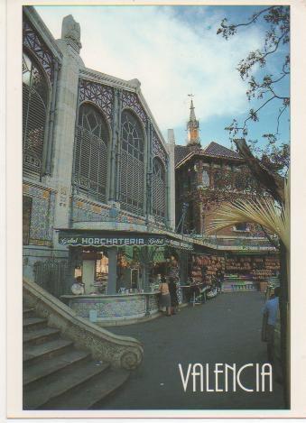 Postal E00448: Mercat Central, Valencia