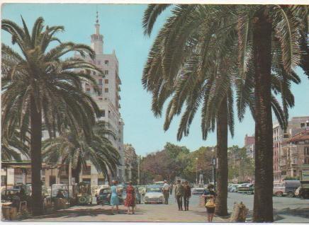 Postal E00535: Plaza General Queipol del Llano, Malaga
