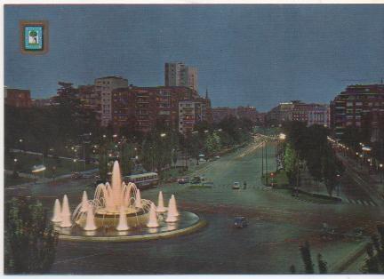 Postal E00548: Paseo de la Castellana, Madrid