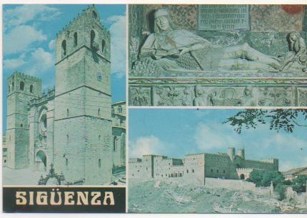 Postal E00537: Imágenes Siguenza