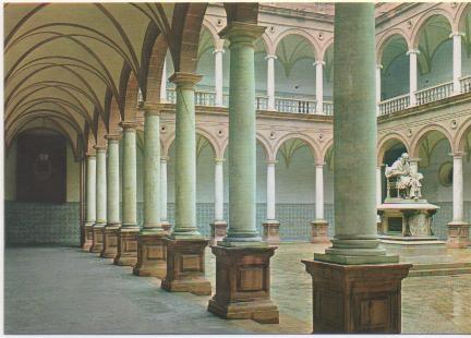 Postal E00519: Claustro de la Iglesia de San Juan de Ribera, Valencia