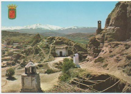 Postal E00372: Las Cueva , Granada