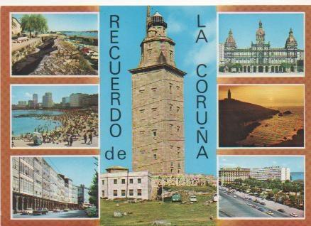 Postal E00377: Imágenes de La Coruña