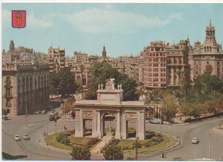Postal E00337: Plz. Del marques de Estella, Valencia