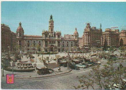 Postal E00338: Ayuntamiento de Valencia