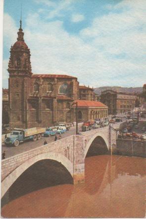 Postal E00345: Puente San Antón, Bilbao