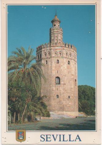Postal E00414: Torre del Oro Sevilla