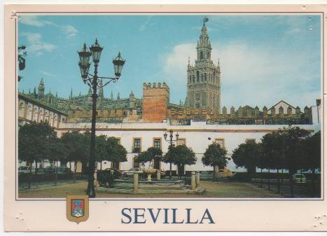 Postal E00415: Patio de los Naranjos,Sevilla