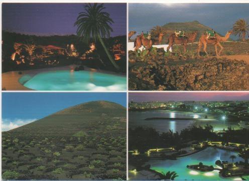 Postal E00434: Vistas de Lanzarote