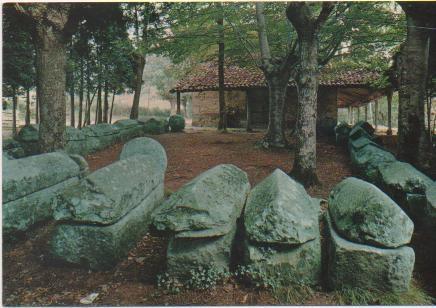 Postal E00407: Tumbas de Argiñeta, Elorrio, Vizcaya