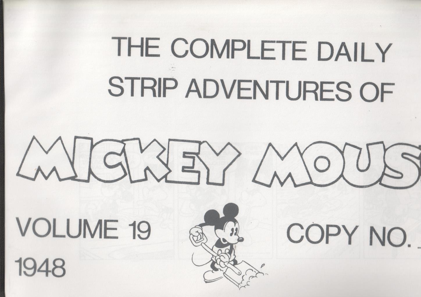 The Complete Daily Strip Adventures of MICKEY MOUSE, año 1948