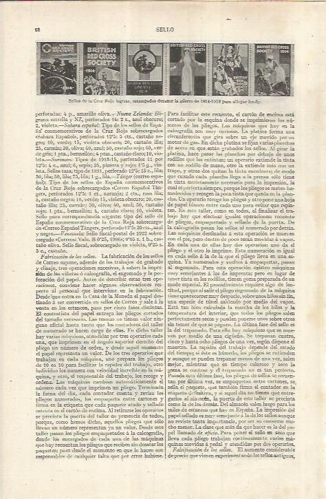 LAMINA ESPASA 37098: Sellos de la Cruz Roja de Inglaterra