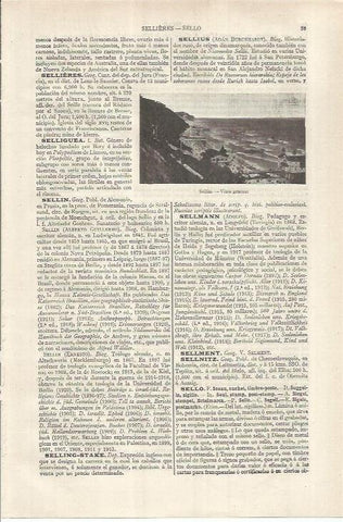 LAMINA ESPASA 37093: Vista de Sellin, Alemania