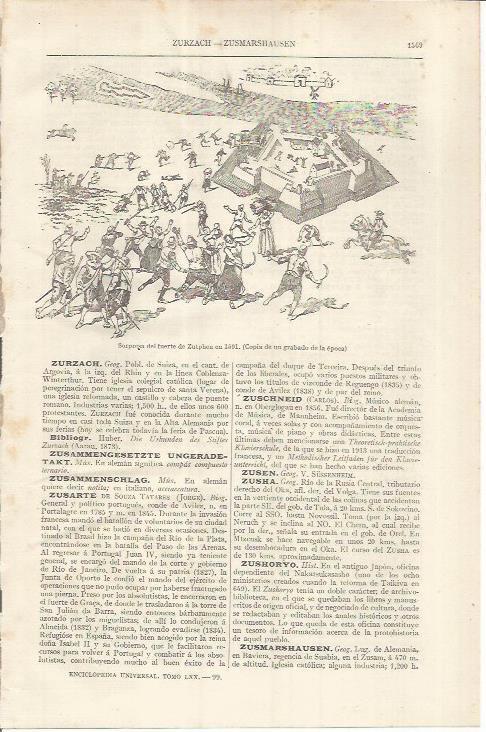 LAMINA ESPASA 37083: Sorpresa del fuerte de Zutphen en 1591