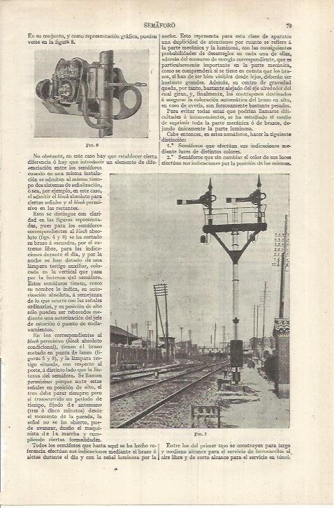 LAMINA ESPASA 37102: Semaforo de ferrocarril