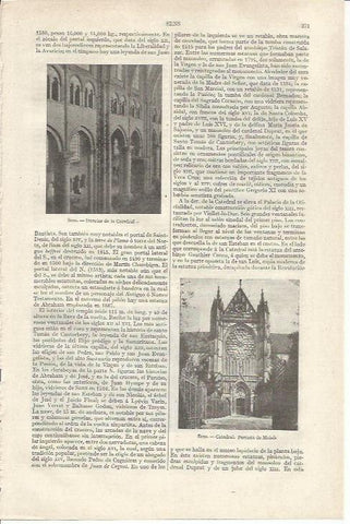 LAMINA ESPASA 37132: Catedral de Sens, Francia
