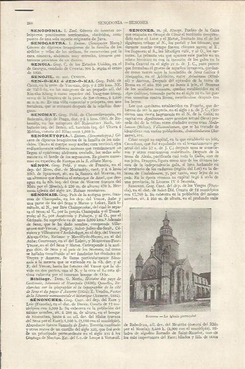 LAMINA ESPASA 37130: Iglesia de Sesones, Francia