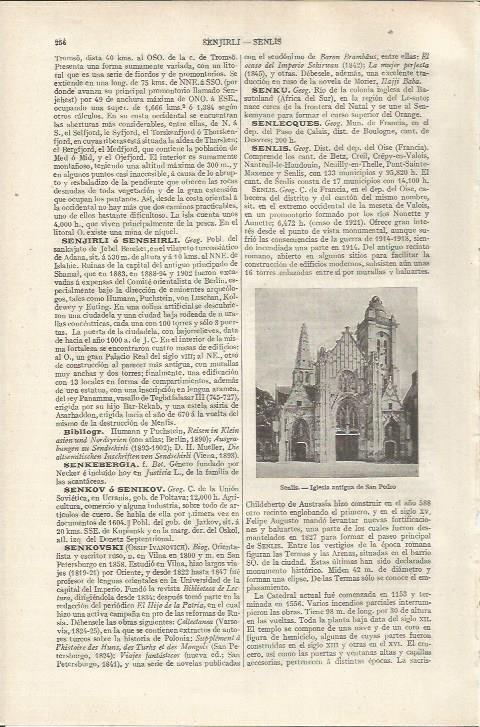 LAMINA ESPASA 37128: Iglesia de San Pedro en Senlis, Francia