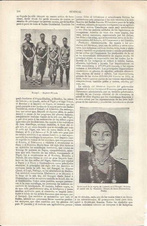 LAMINA ESPASA 37124: Mujeres de Senegal