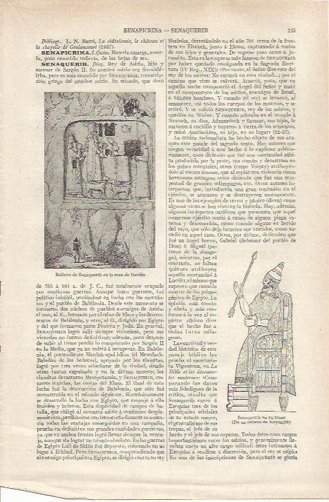 LAMINA ESPASA 37120: Relieve de Senaquerib en Ravian