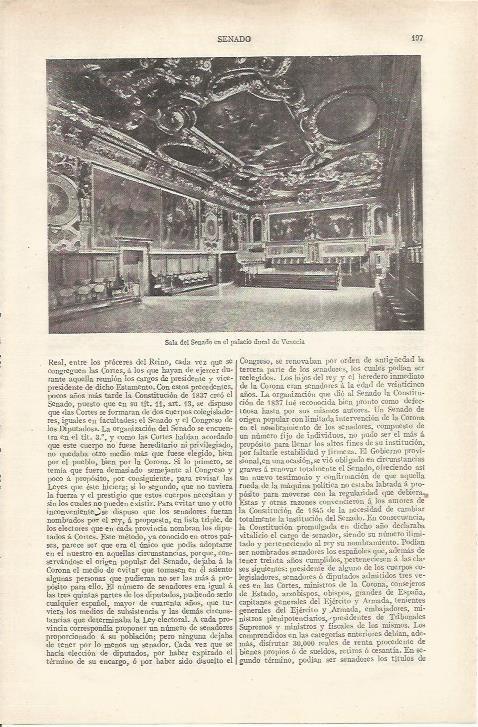 LAMINA ESPASA 37118: Sala del Senado del Palacio Ducal de Venecia