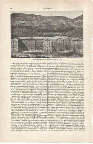 LAMINA ESPASA 37107: Seminario de la Seu d'Urgell, Lleida