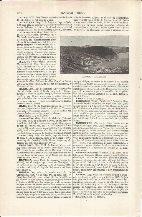 LAMINA ESPASA 37018: Vista de Zlatoust, Rusia