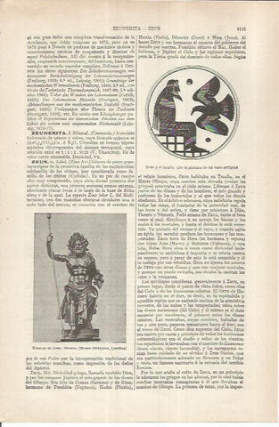 LAMINA ESPASA 37012: Estatua de Zeus