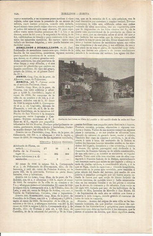 LAMINA ESPASA 37038: Castillo y pueblo de Zorita de los Canes, Guadalajara