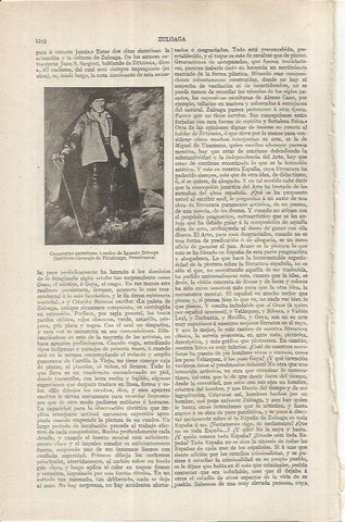 LAMINA ESPASA 37064: Campesino castellano, por Ignacio Zuloaga