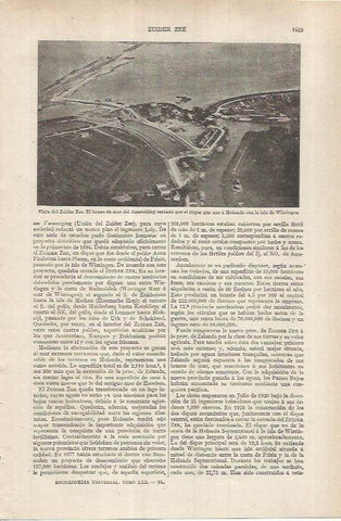 LAMINA ESPASA 37057: Vista del Zuider Zee