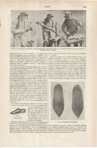 LAMINA ESPASA 37054: Fabricacion de zuecos