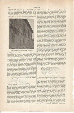 LAMINA ESPASA 37043: Casa natal de Jose Zorrilla en Valladolid
