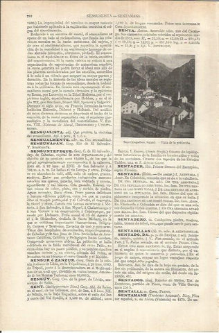 LAMINA ESPASA 37134: Vista de Sent, Suiza