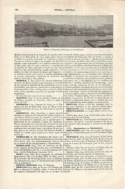 LAMINA ESPASA 37211: Astilleros de Sestao