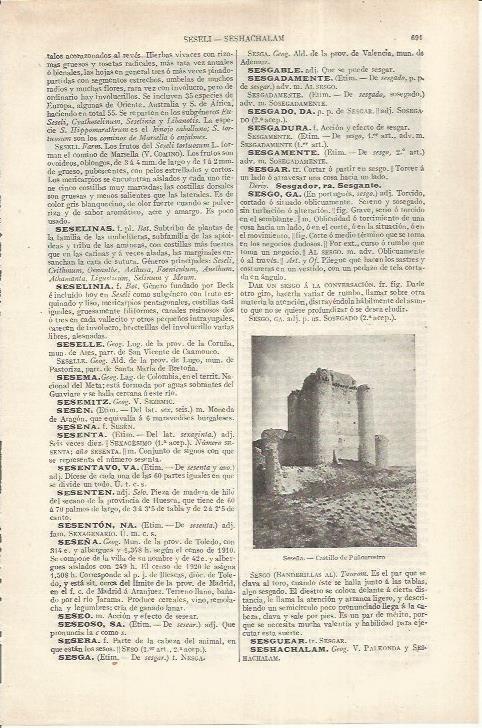 LAMINA ESPASA 37209: Castillo de Puñorrostro en Seseña, Toledo