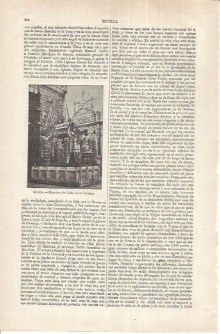 LAMINA ESPASA 37243: Mausoleo de Colon en la catedral de Sevilla