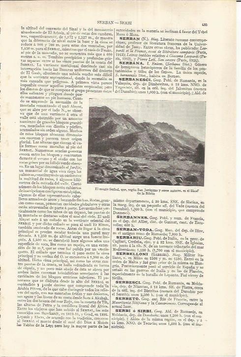 LAMINA ESPASA 37164: El monte Serbal