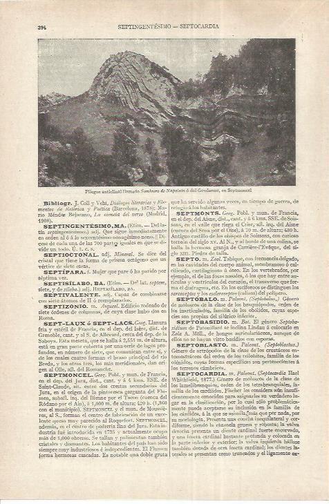 LAMINA ESPASA 37156: El Sominero de Napoleon en Septmoncel