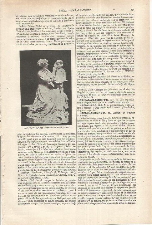 LAMINA ESPASA 37146: La señal de la cruz, por Fuxa