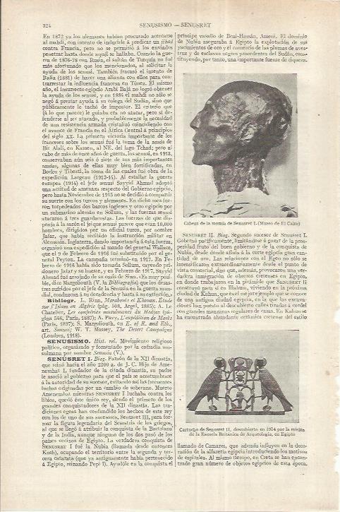 LAMINA ESPASA 37142: Cabeza de la momia de Senusret I