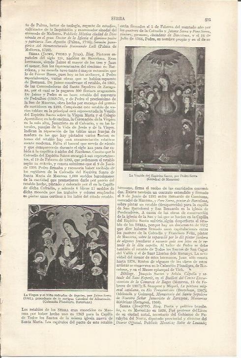 LAMINA ESPASA 37195: La venida del Espiritu Santo, por Pedro Serra